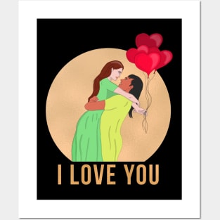 I Love You Posters and Art